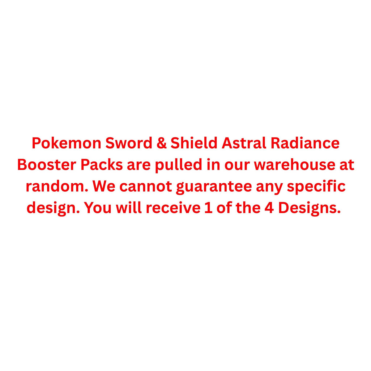 Pokemon Sword & Shield Astral Radiance Booster Pack