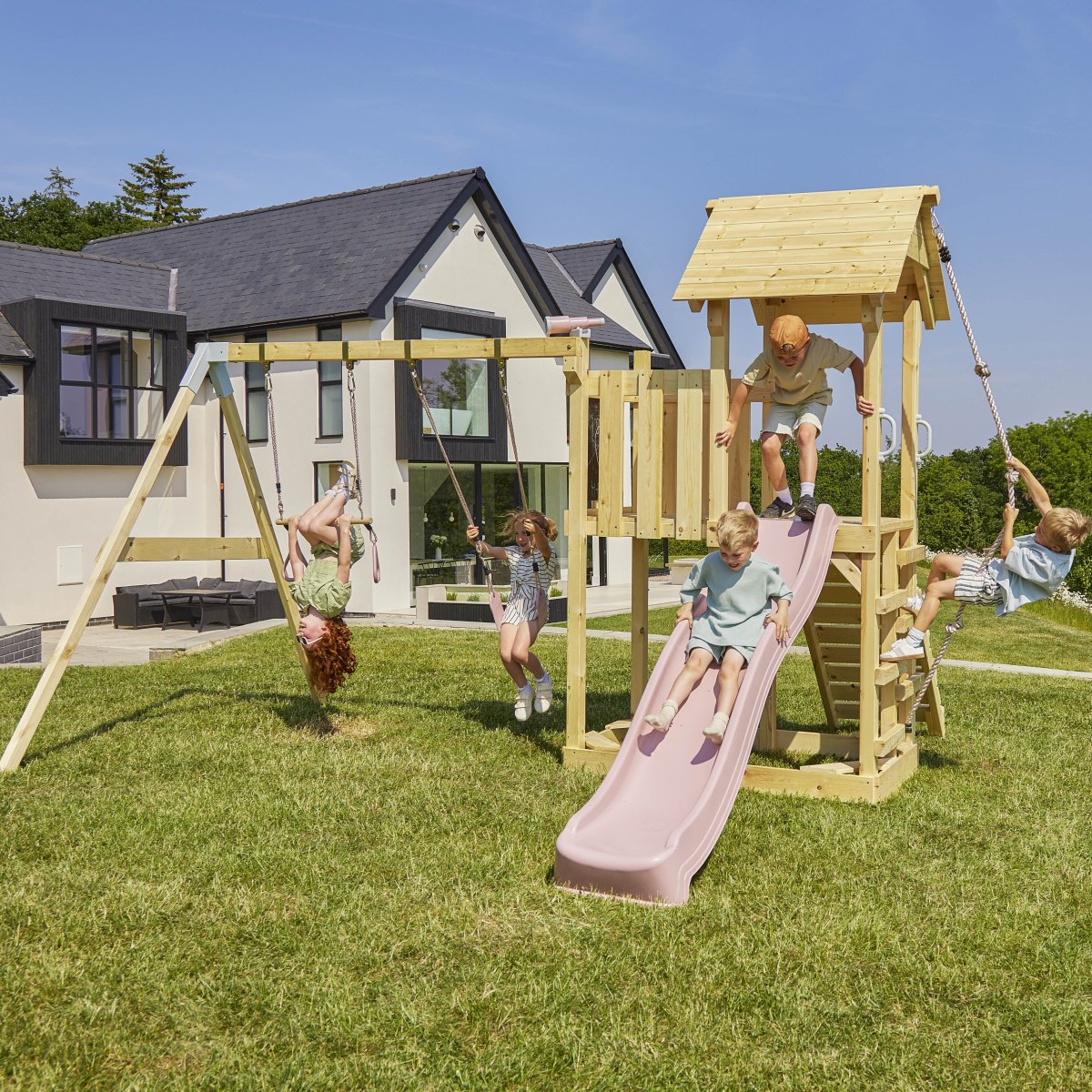 Polar Play Trapeze Bar - Dusky Pink