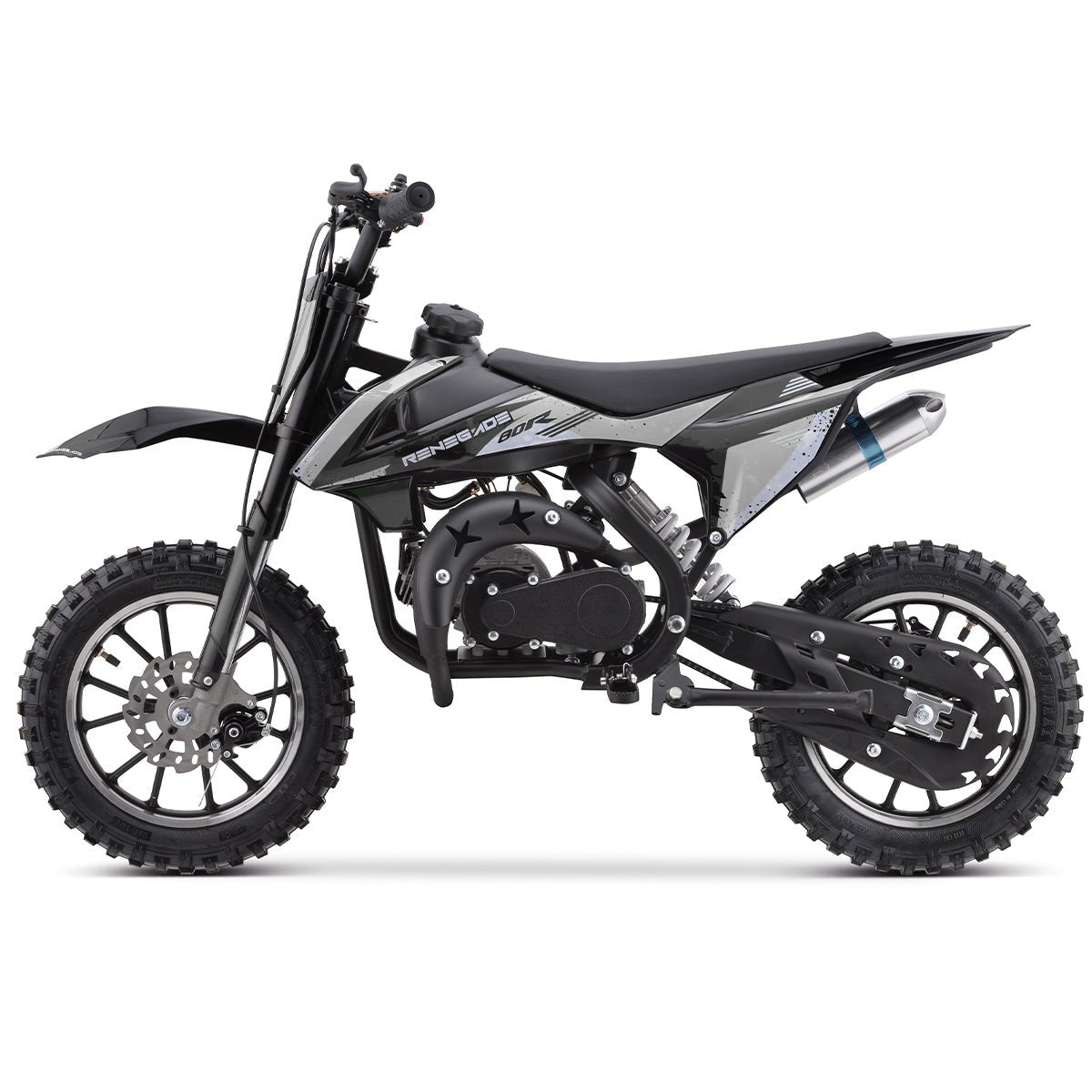 Renegade 80R 49cc Petrol Mini Dirt Bike - White