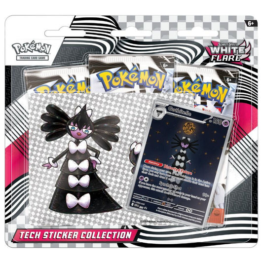 Pokemon Scarlet & Violet White Flare Tech Sticker Collection