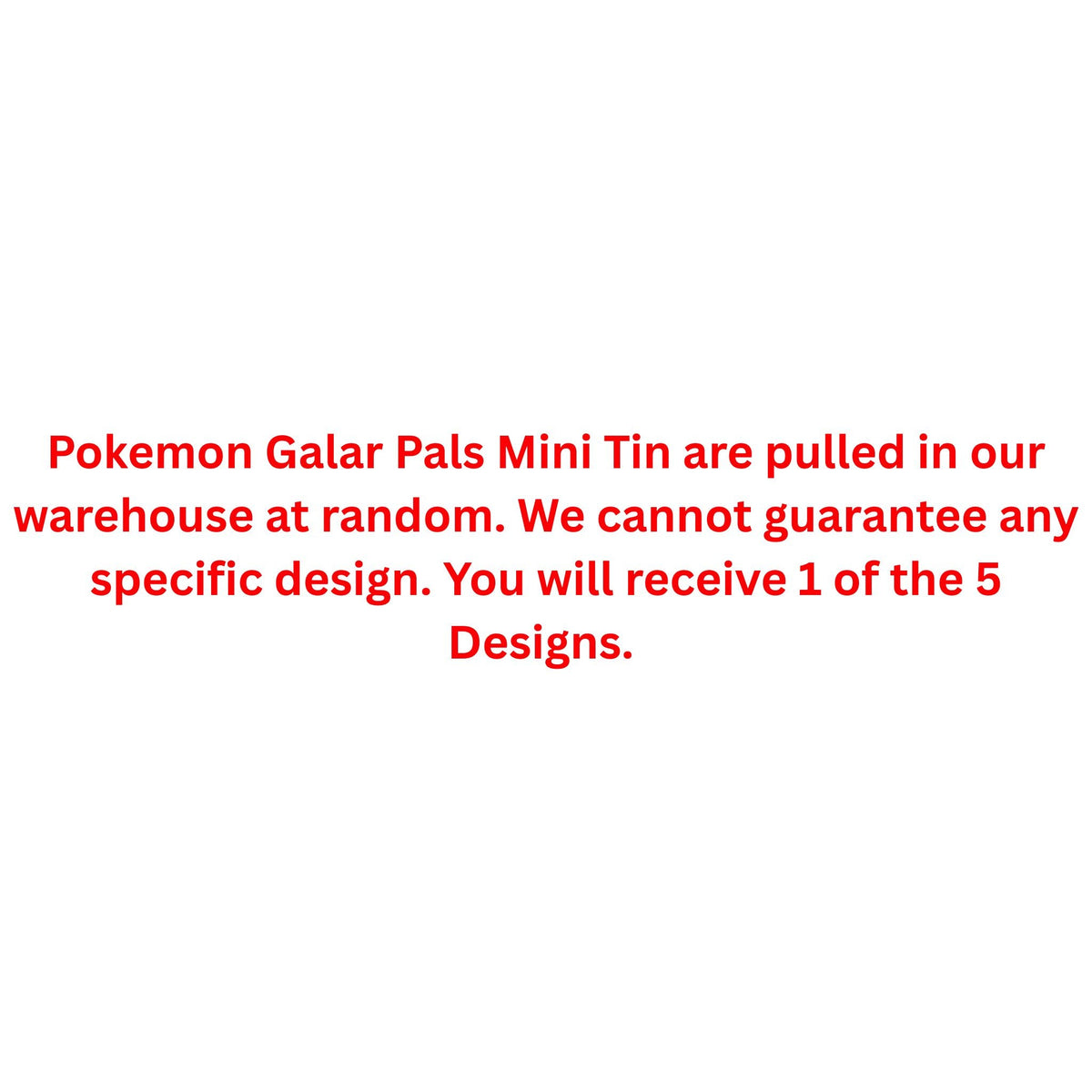Pokemon Galar Pals Mini Tin