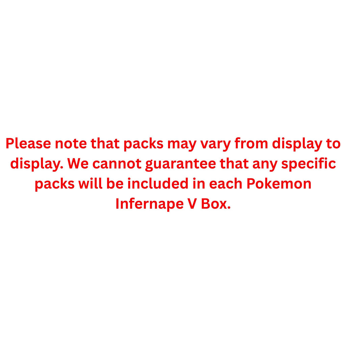 Pokemon Infernape V Box