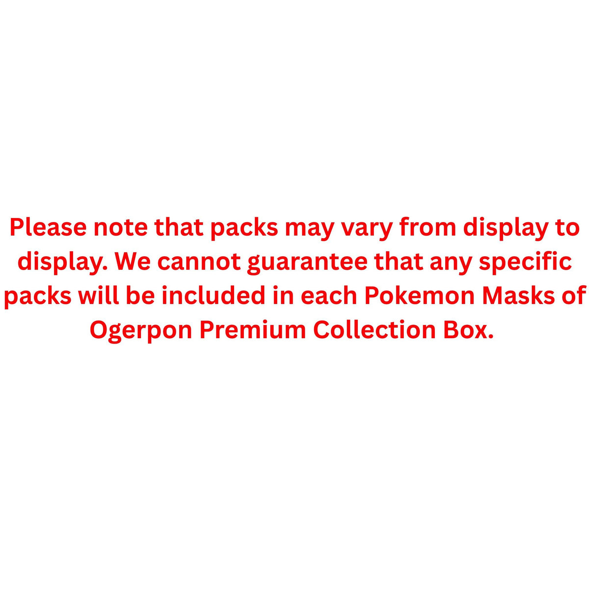 Pokemon Masks of Ogerpon Premium Collection Box