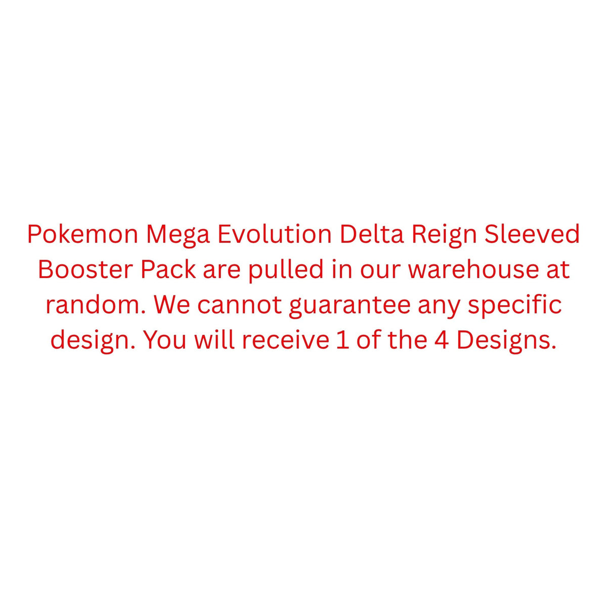 Pokemon Mega Evolution Delta Reign Sleeved Booster Pack (Presell)