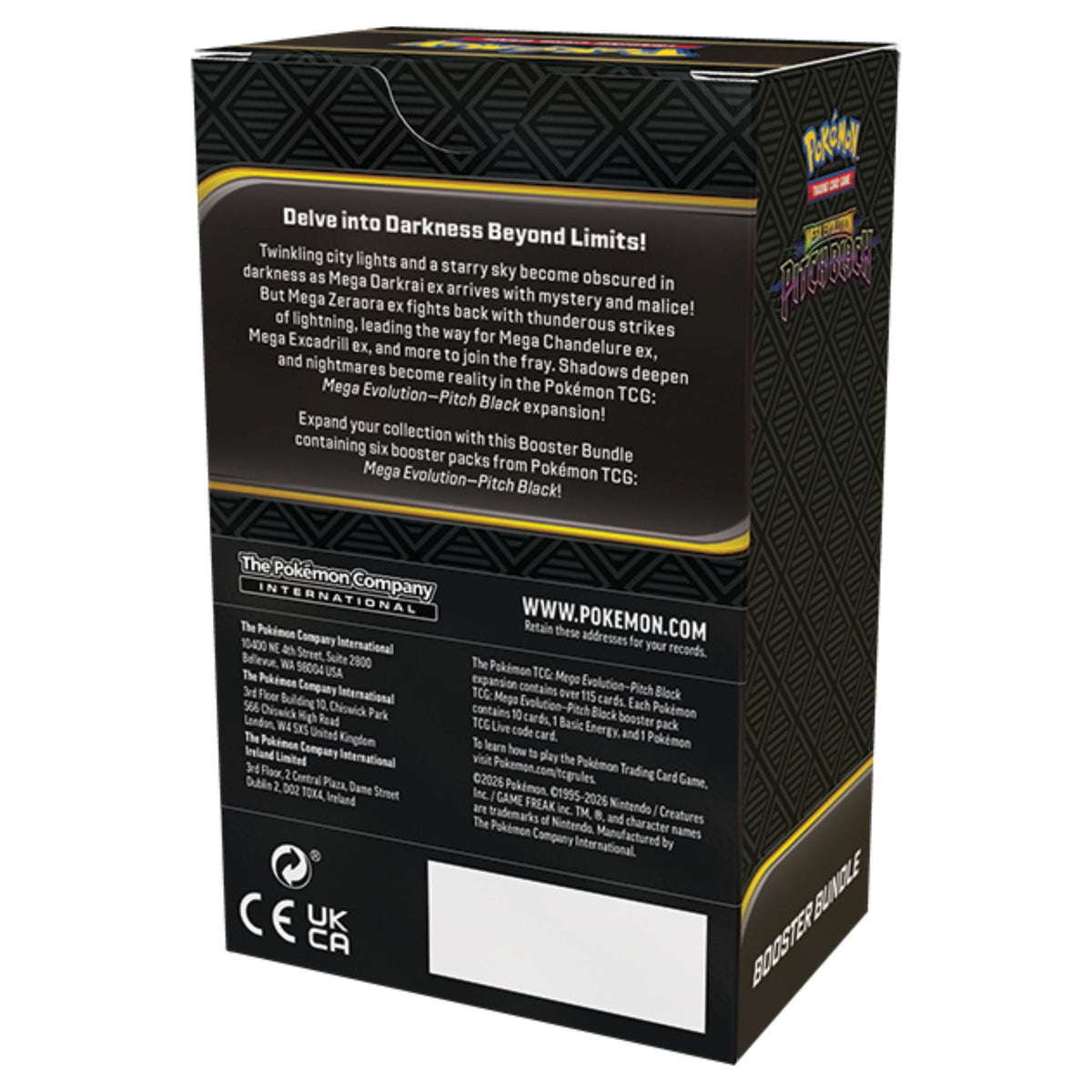 Pokemon Mega Evolution Pitch Black Booster Bundle (Fall Break Sale)