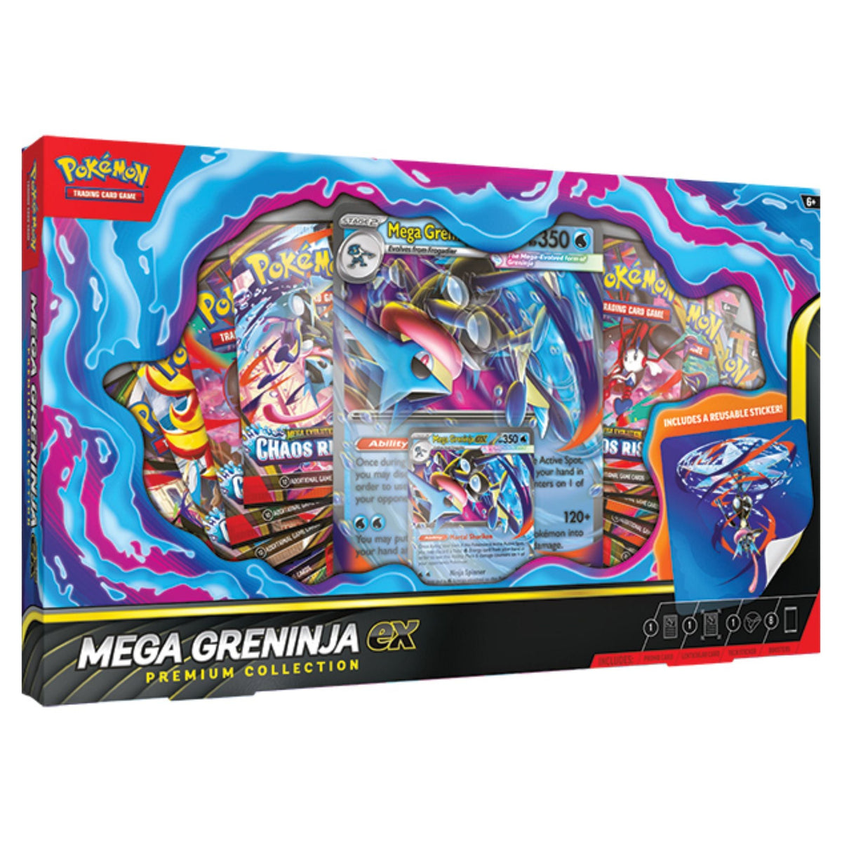 Pokemon Mega Greninja Ex Premium Collection Box (Fall Break Sale)