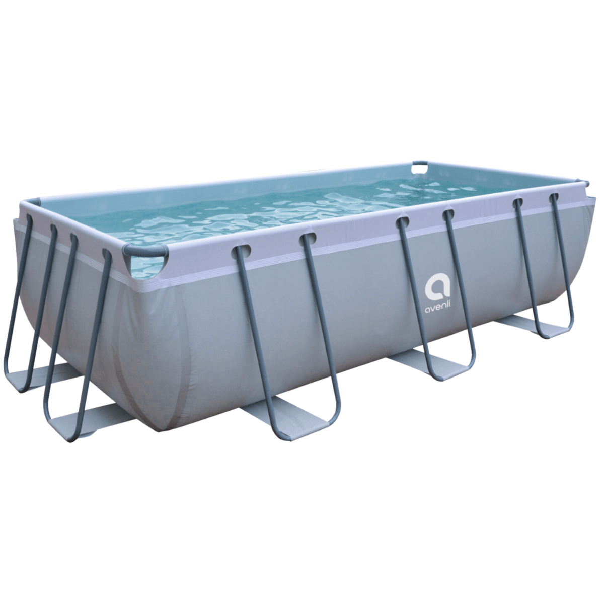 Avenli 13ft x 6.5ft x 39in Rectangular Steel Frame Above Ground Pool