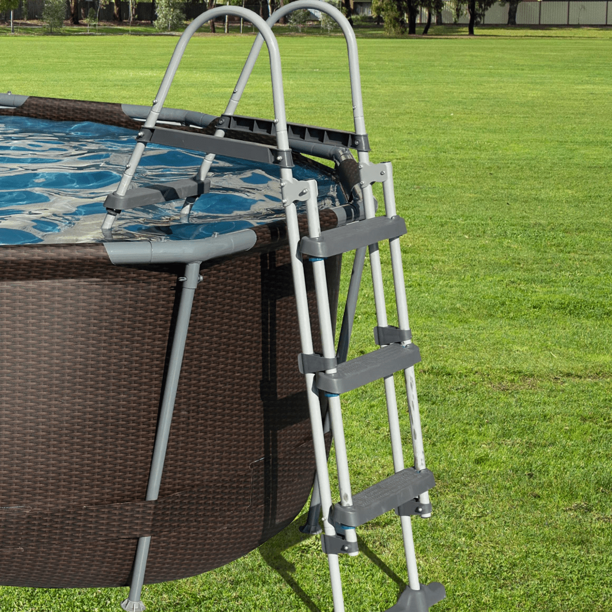 Avenli 14ft x 9ft x 39.5in Oval Steel Frame Above Ground Pool