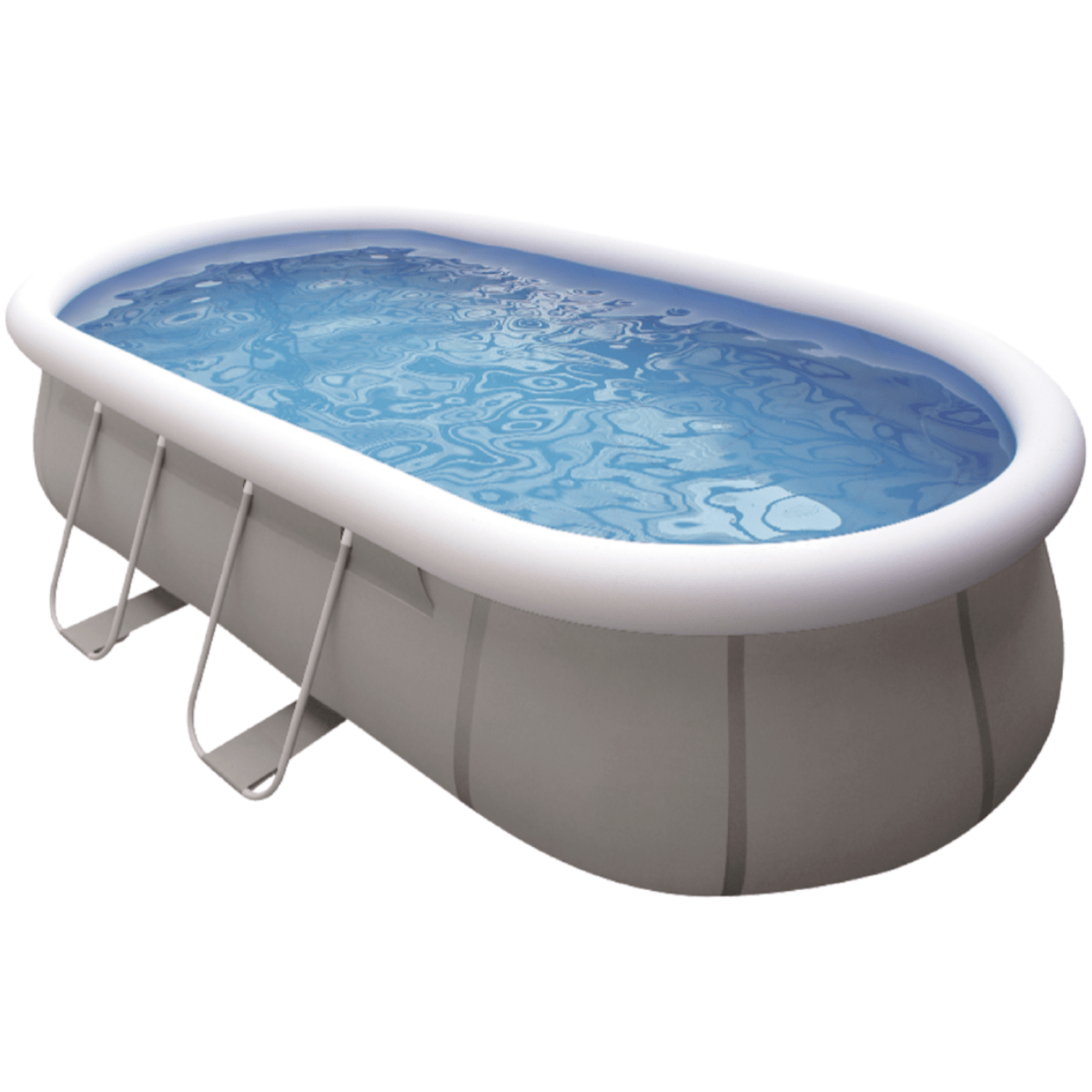 Avenli 18ft x 10ft x 48in Oval Steel Frame Above Ground Pool