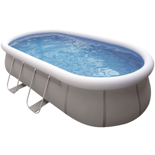 Avenli 18ft x 10ft x 48in Oval Steel Frame Above Ground Pool