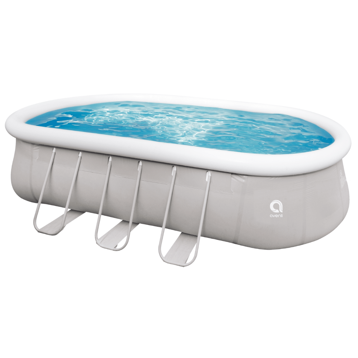 Avenli 20ft x 12ft x 48in Oval Steel Frame Above Ground Pool