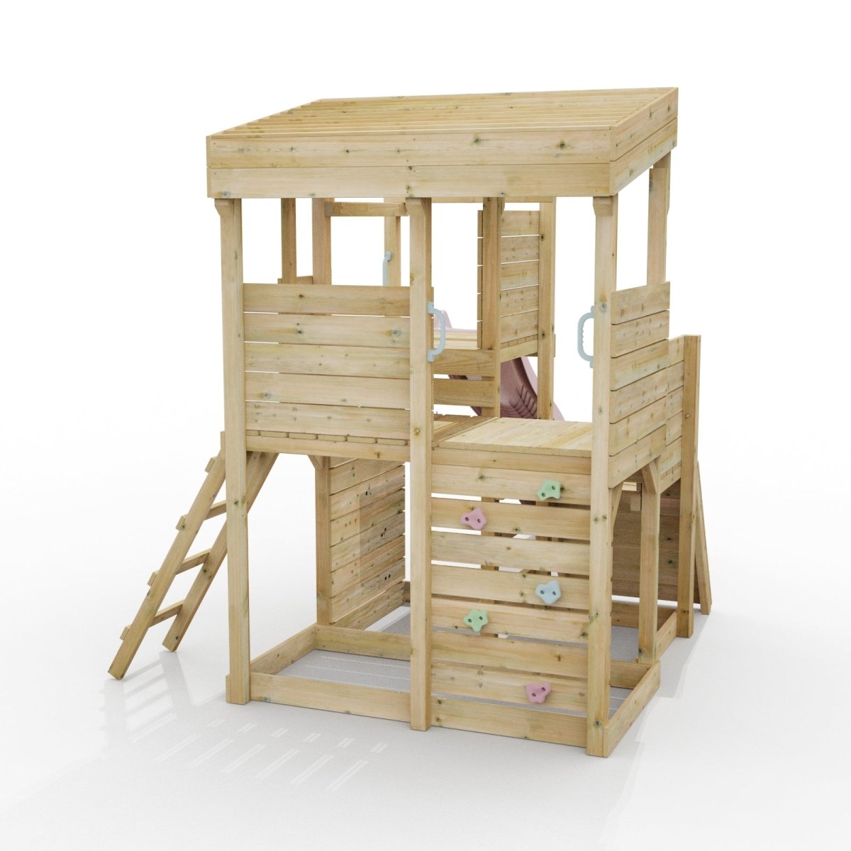 ClassicPlay Sentinel XL Lookout Tower with 3 Decks and Slide