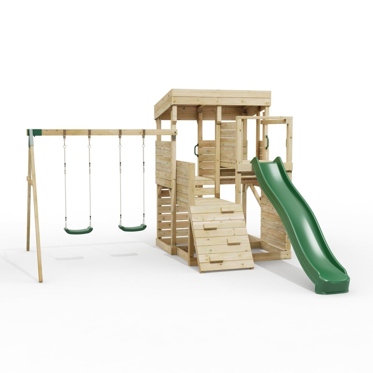 ClassicPlay Sentinel XL Lookout Tower with 3 Decks, Double Swing and Slide