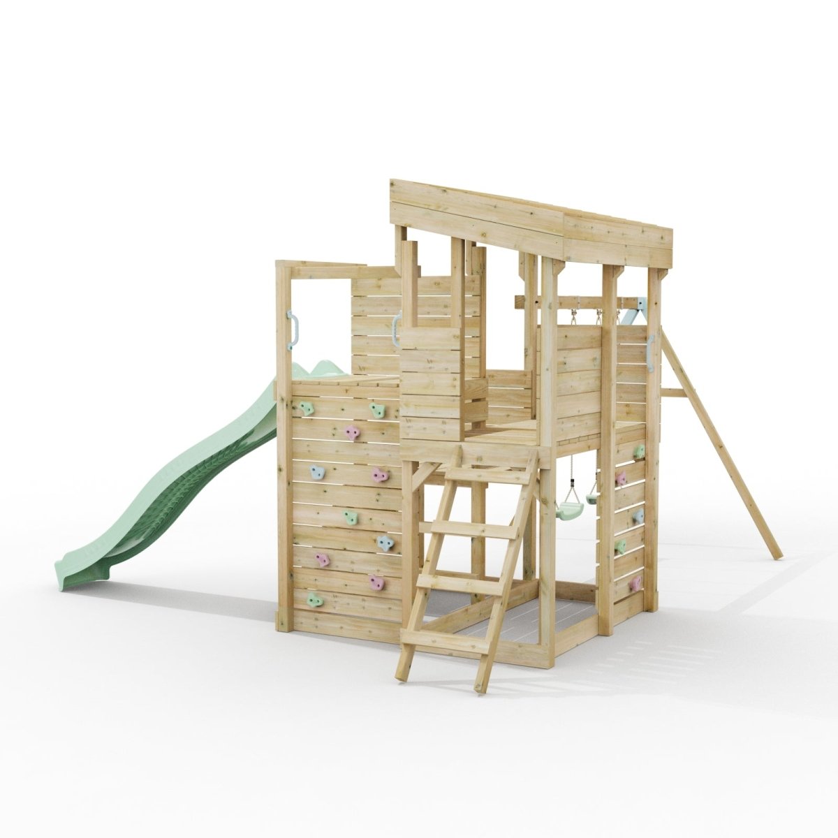 ClassicPlay Sentinel XL Lookout Tower with 3 Decks, Double Swing and Slide