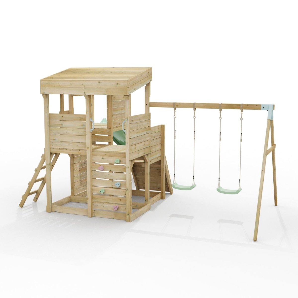 ClassicPlay Sentinel XL Lookout Tower with 3 Decks, Double Swing and Slide
