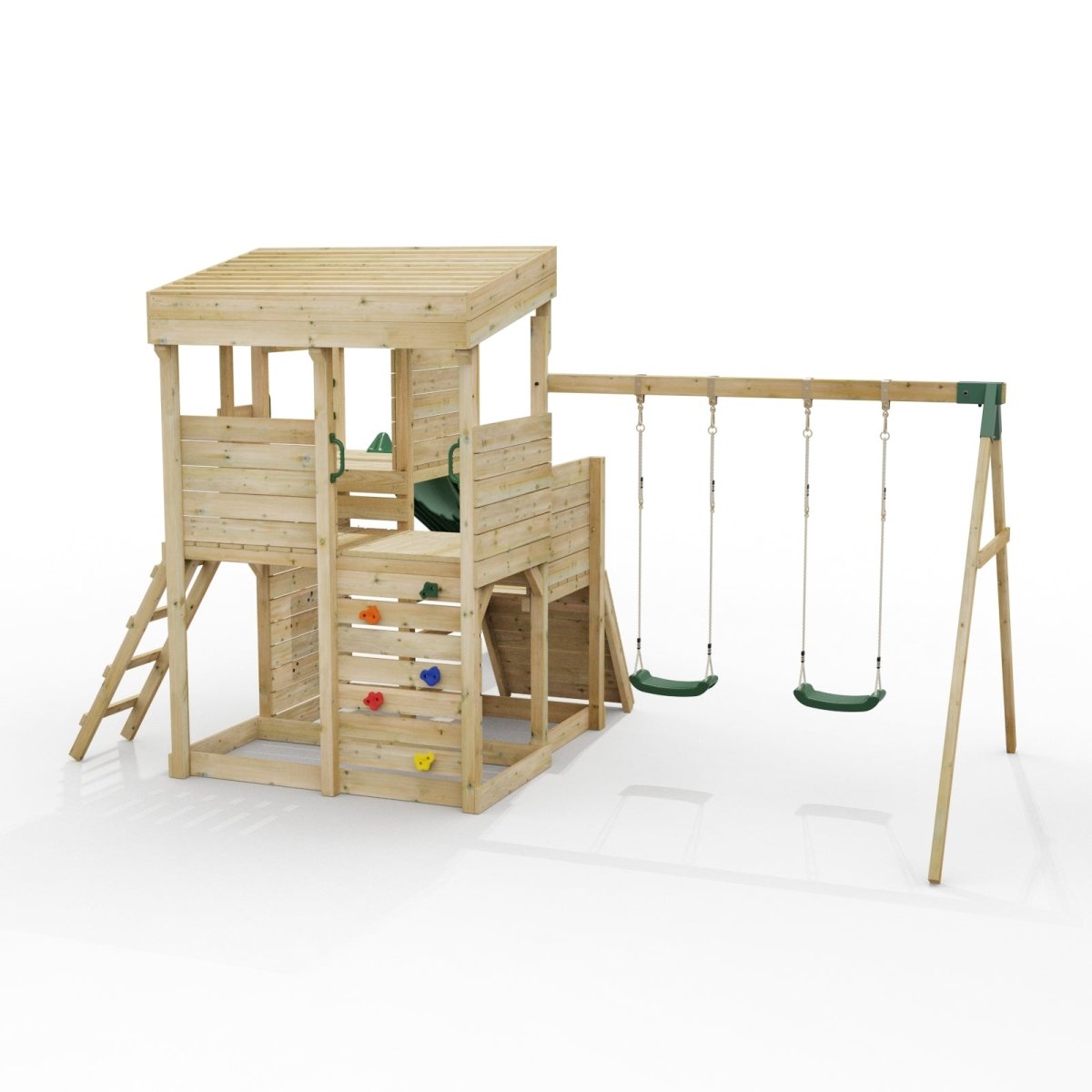 ClassicPlay Sentinel XL Lookout Tower with 3 Decks, Double Swing and Slide