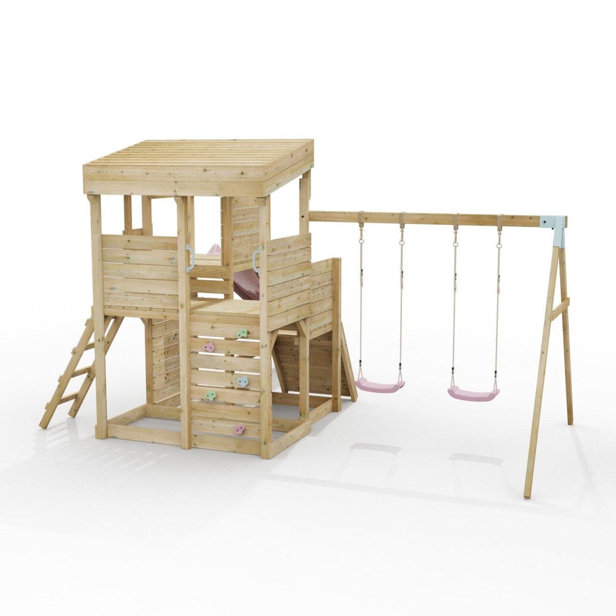 ClassicPlay Sentinel XL Lookout Tower with 3 Decks, Double Swing and Slide