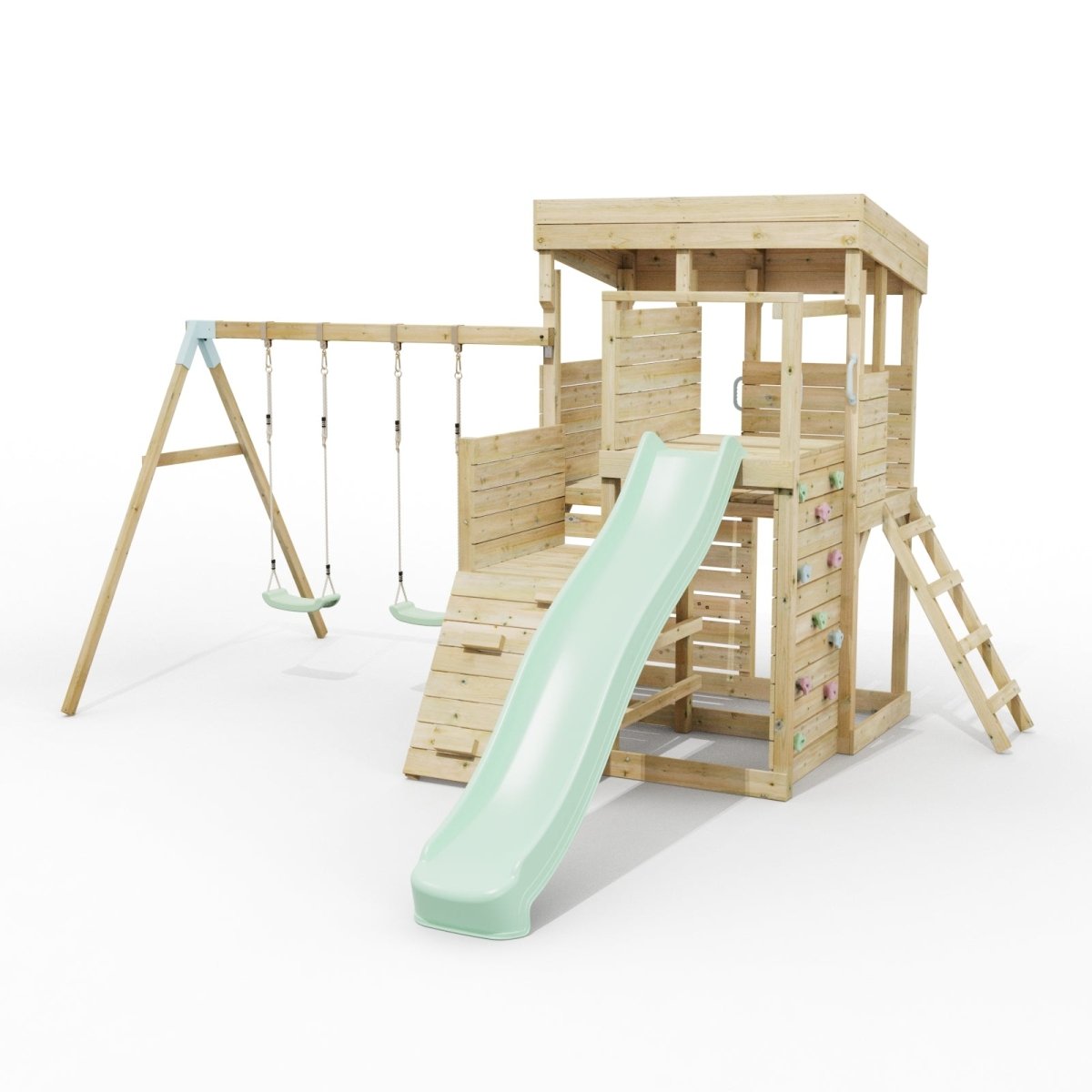 ClassicPlay Sentinel XL Lookout Tower with 3 Decks, Double Swing and Slide