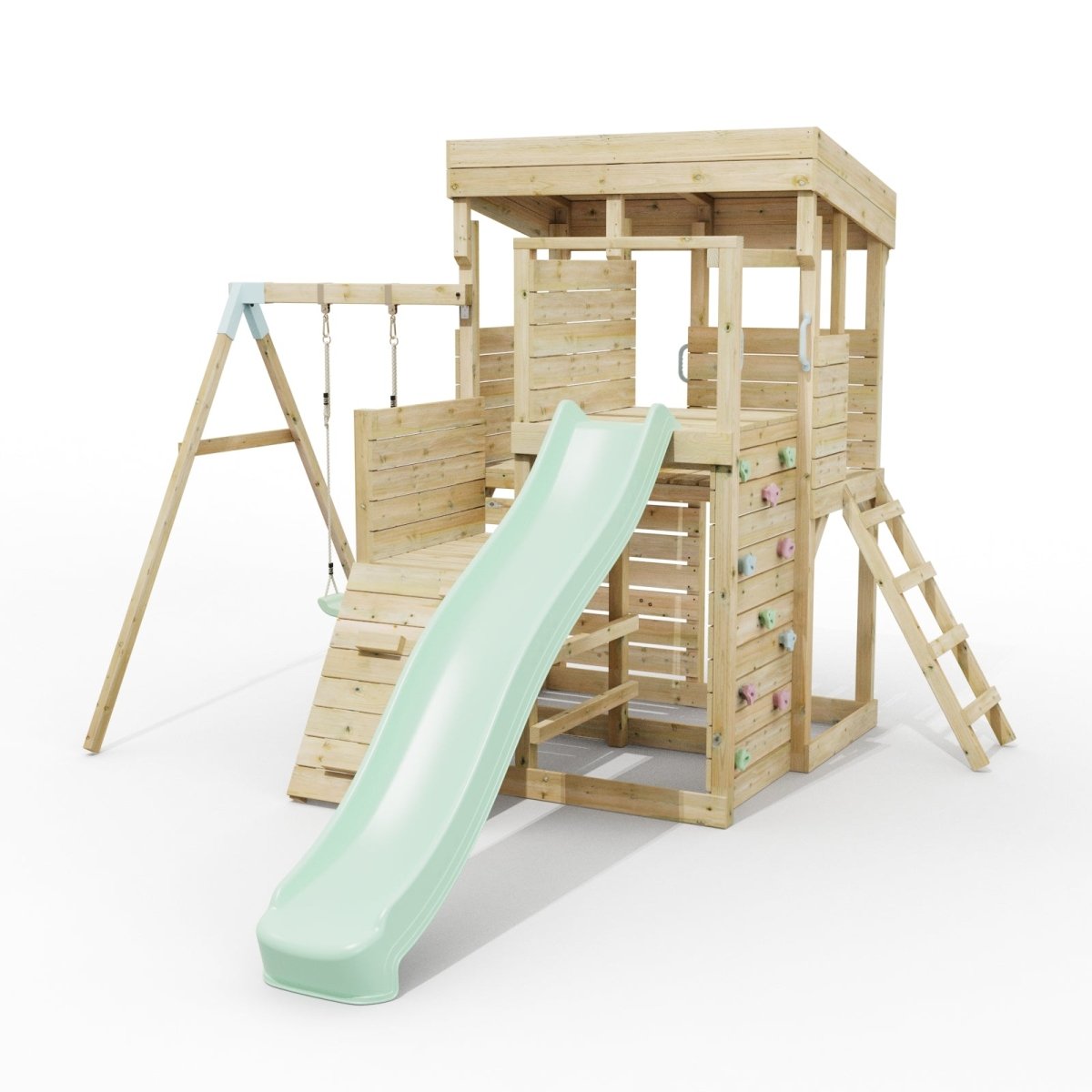 ClassicPlay Sentinel XL Lookout Tower with 3 Decks, Single Swing and Slide