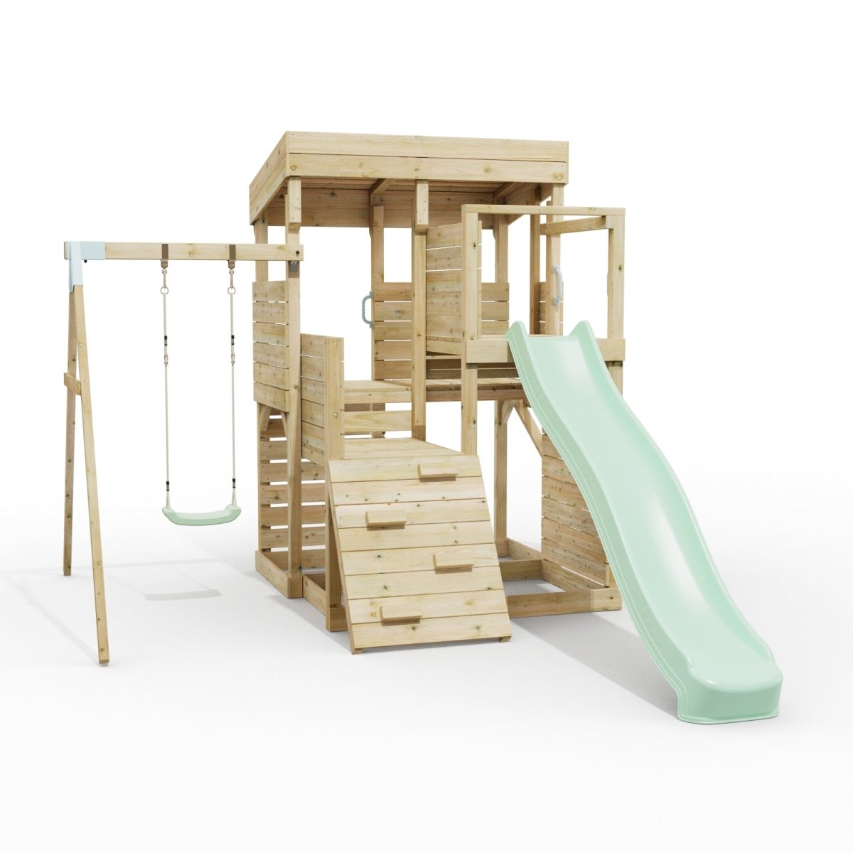 ClassicPlay Sentinel XL Lookout Tower with 3 Decks, Single Swing and Slide