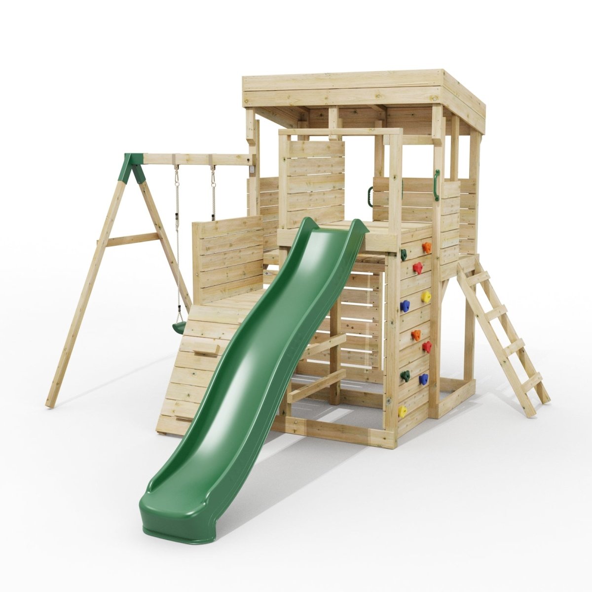 ClassicPlay Sentinel XL Lookout Tower with 3 Decks, Single Swing and Slide