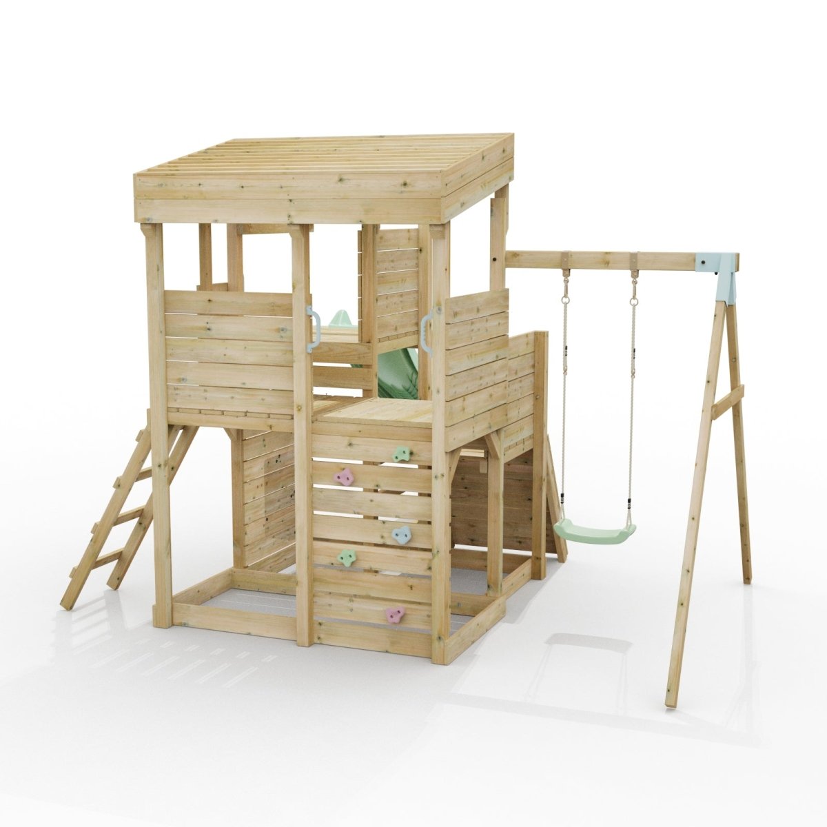 ClassicPlay Sentinel XL Lookout Tower with 3 Decks, Single Swing and Slide