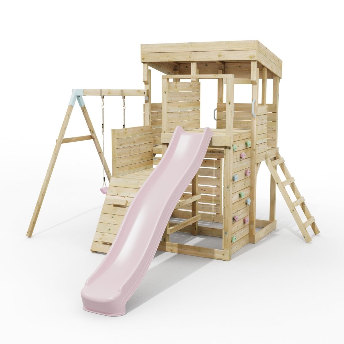ClassicPlay Sentinel XL Lookout Tower with 3 Decks, Single Swing and Slide