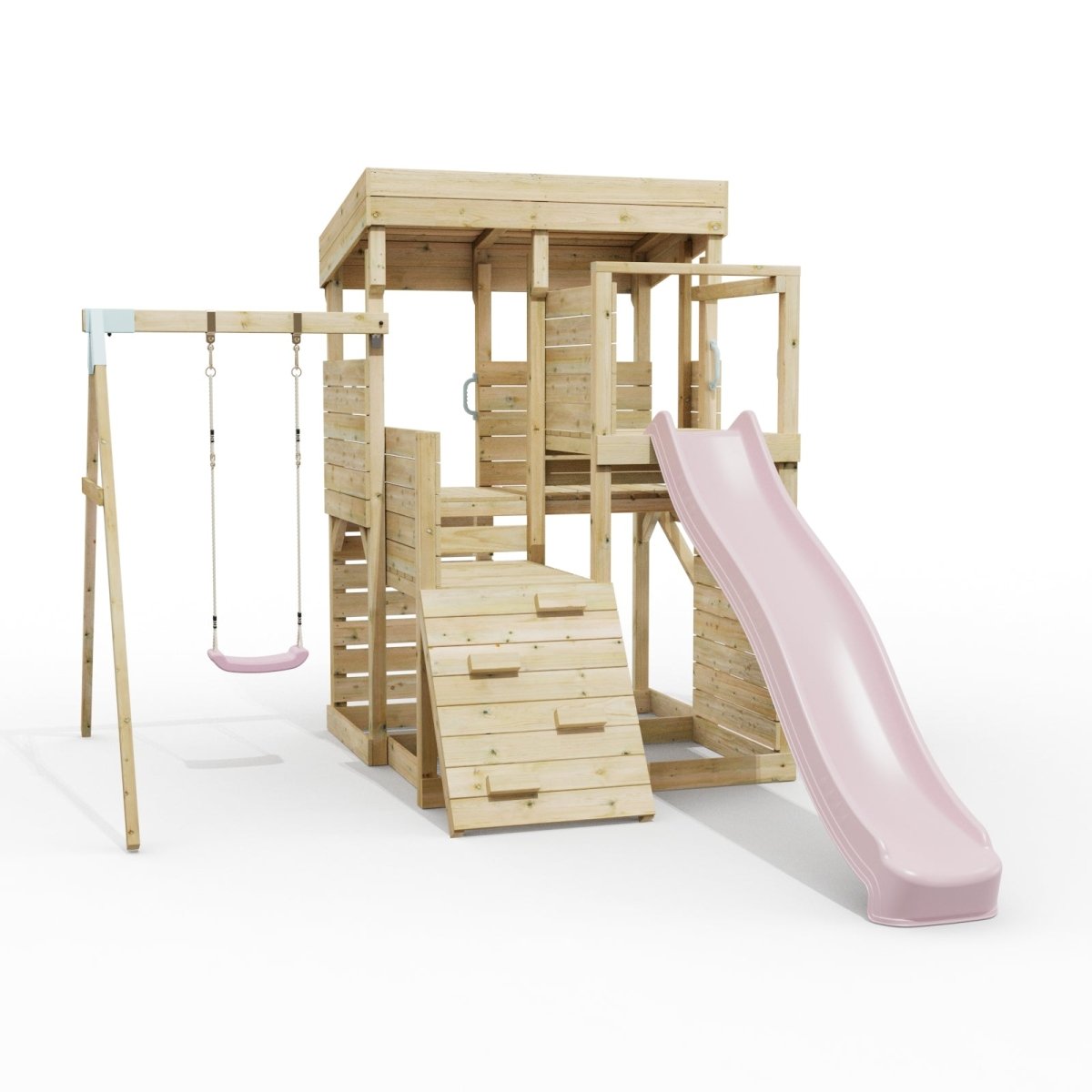 ClassicPlay Sentinel XL Lookout Tower with 3 Decks, Single Swing and Slide