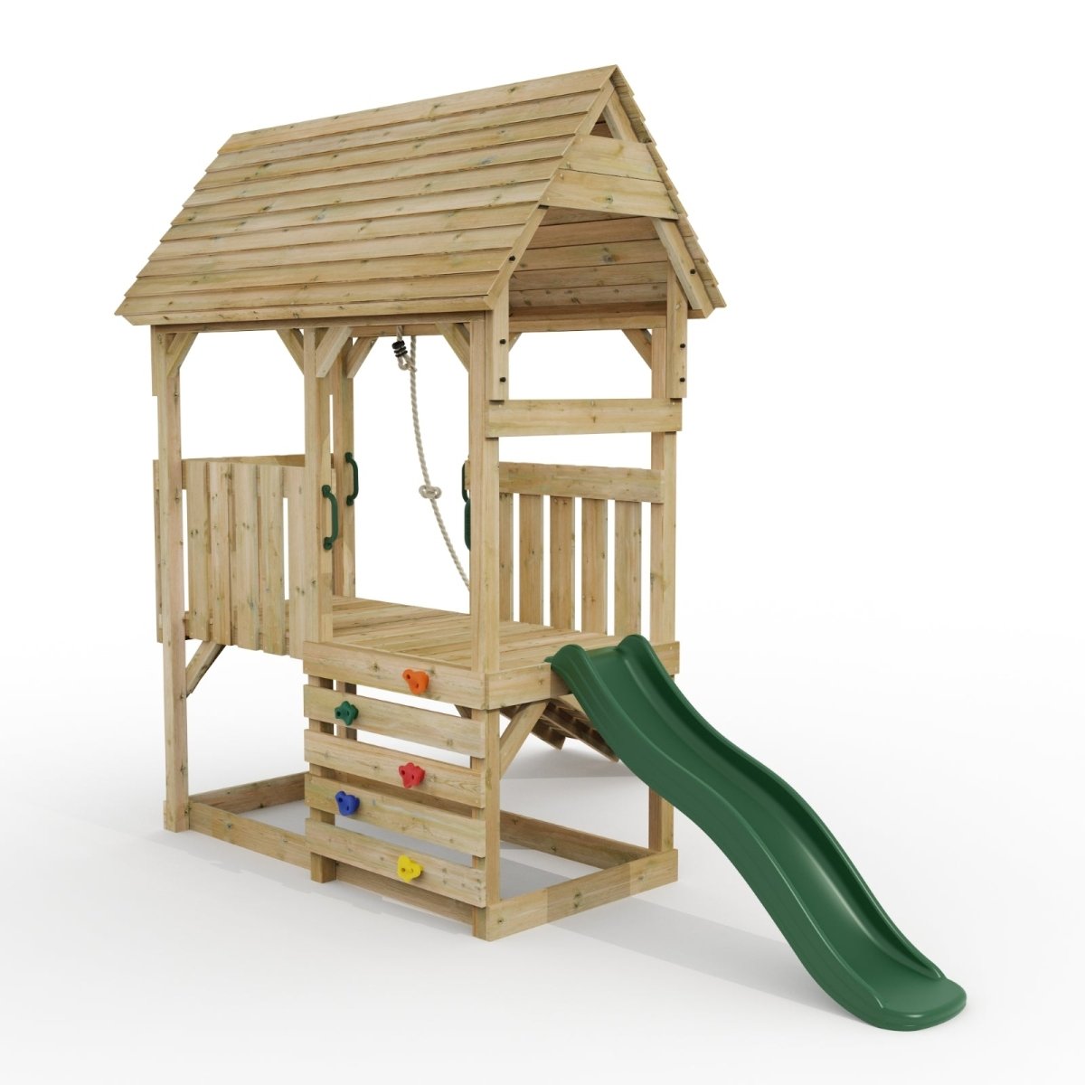 FarmPlay Mini Loft Climbing Frame with Slide