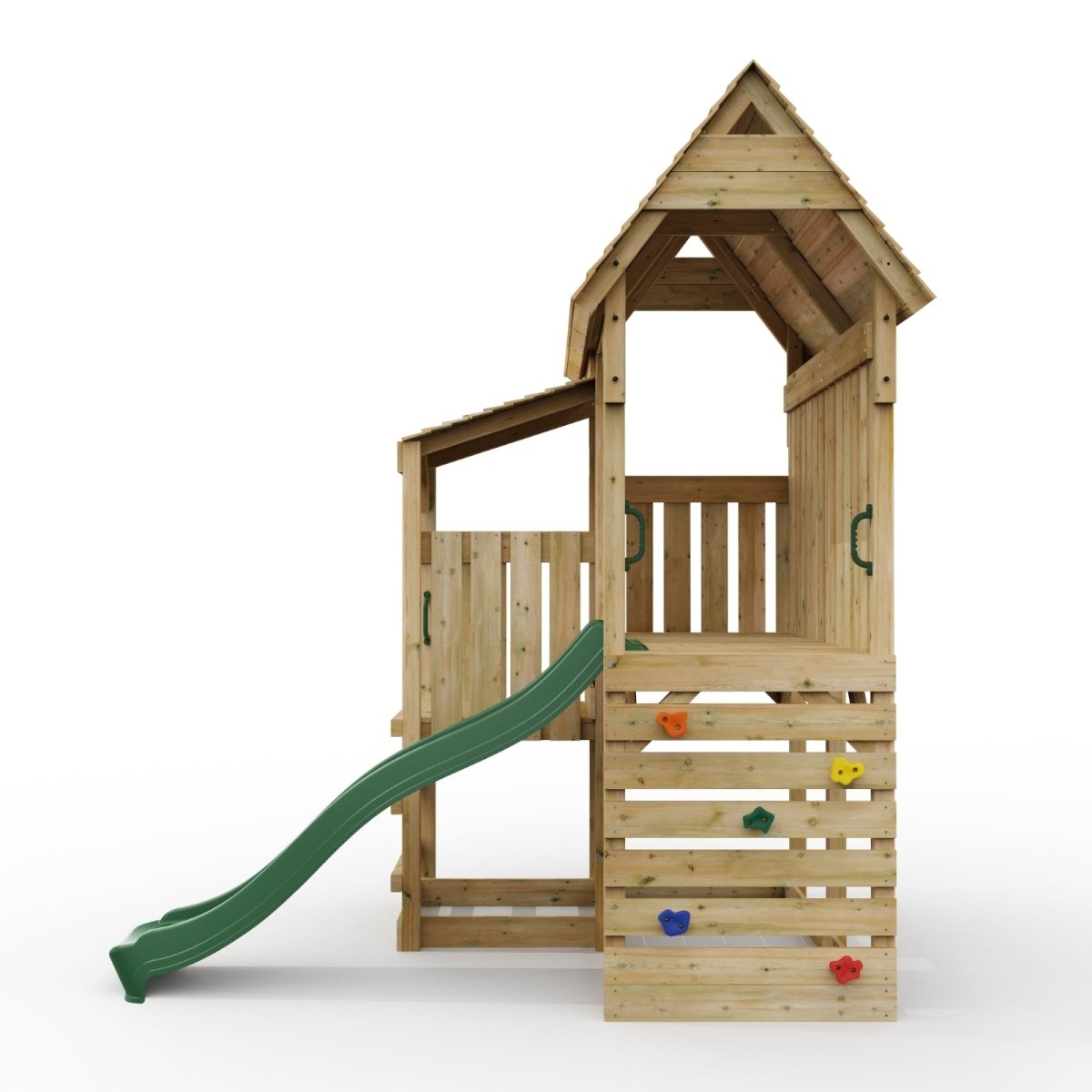 FarmPlay Stable Climbing Frame with Slide