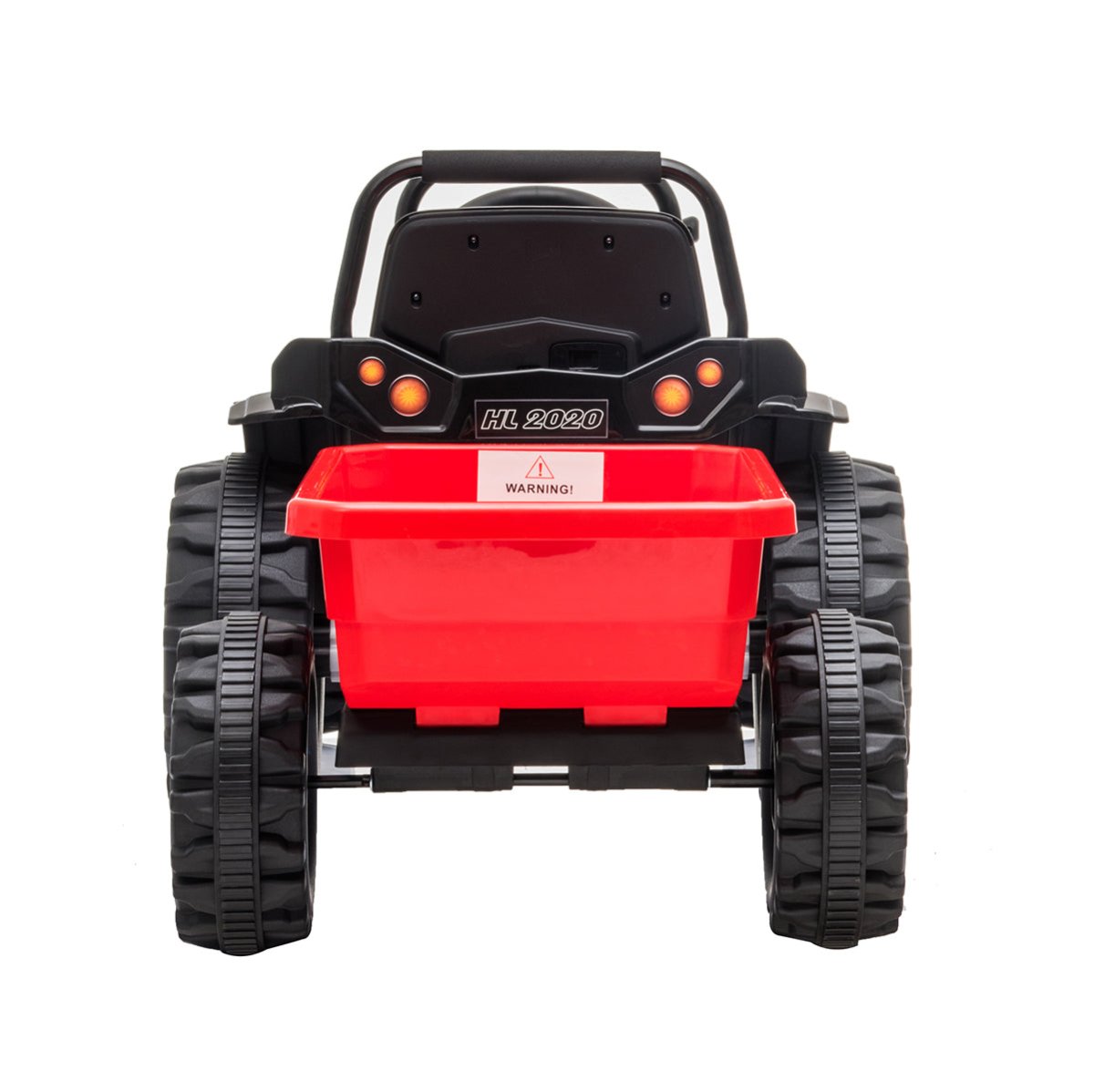 Outdoortoys Kids Electric Ride On Tractor with Tipper Trailer