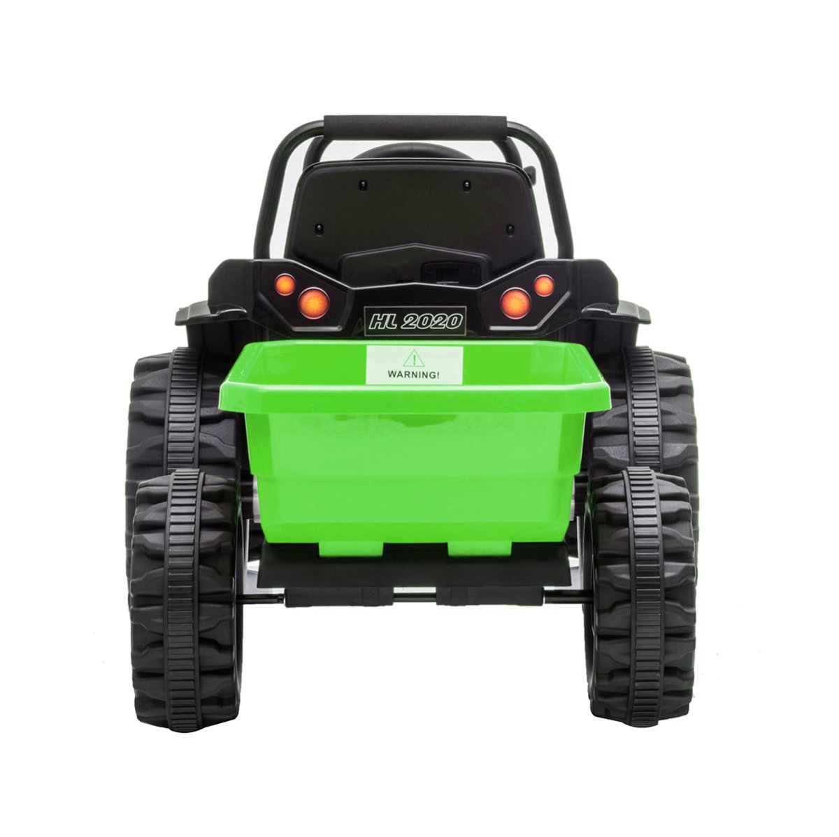 Outdoortoys Kids Electric Ride On Tractor with Tipper Trailer