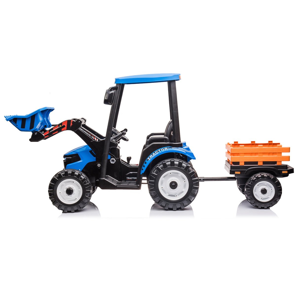 Outdoortoys Hercules Kids Electric Ride On Tractor with Trailer