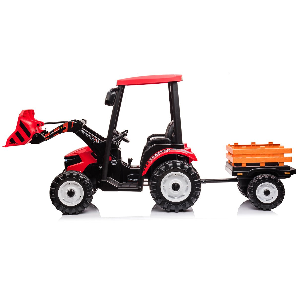 Outdoortoys Hercules Kids Electric Ride On Tractor with Trailer