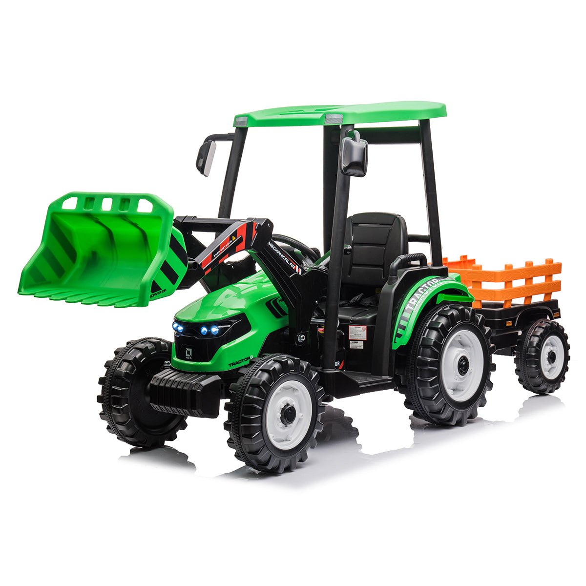 Outdoortoys Hercules Kids Electric Ride On Tractor with Trailer