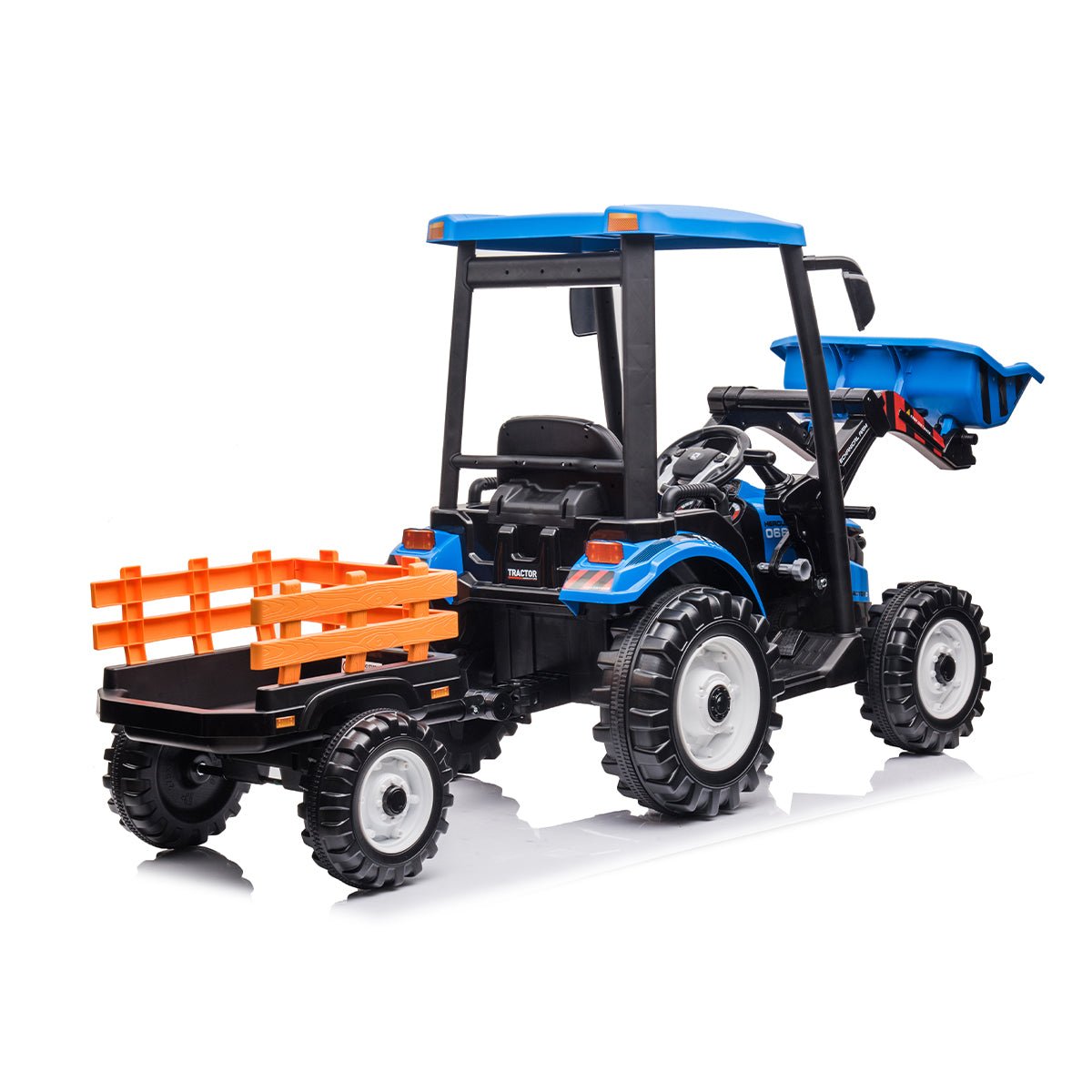 Outdoortoys Hercules Kids Electric Ride On Tractor with Trailer