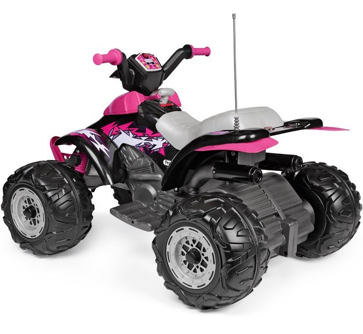 Peg Perego Corral T-Rex Kids Electrical Quad Bike - Pink