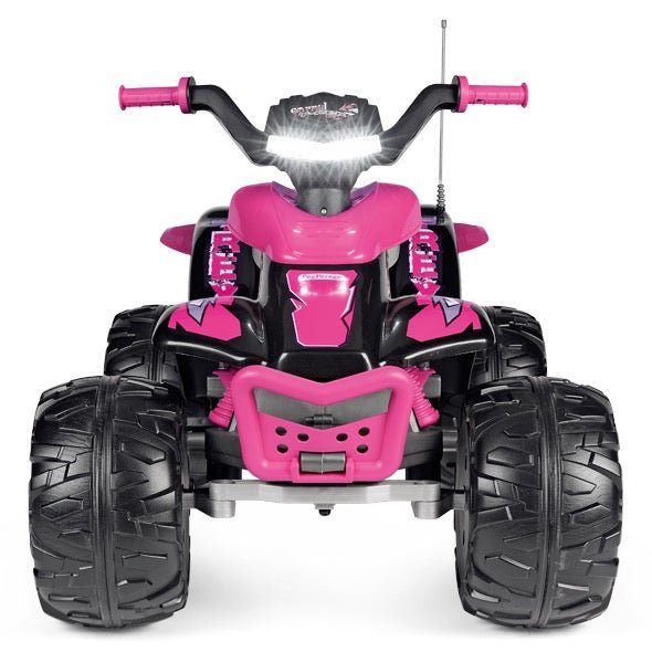 Peg Perego Corral T-Rex Kids Electrical Quad Bike - Pink