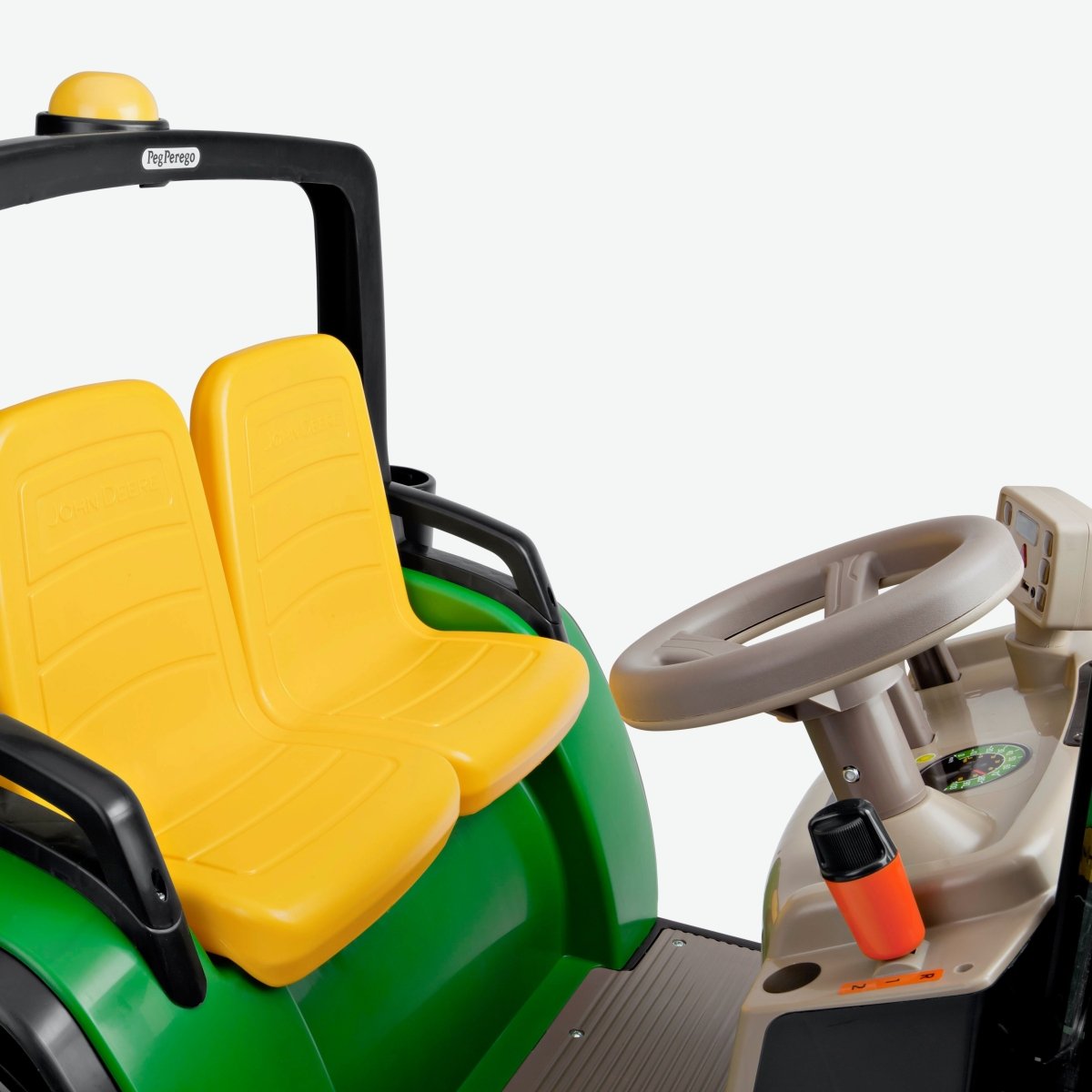 Peg Perego John Deere Dual Force Kids Ride On Tractor