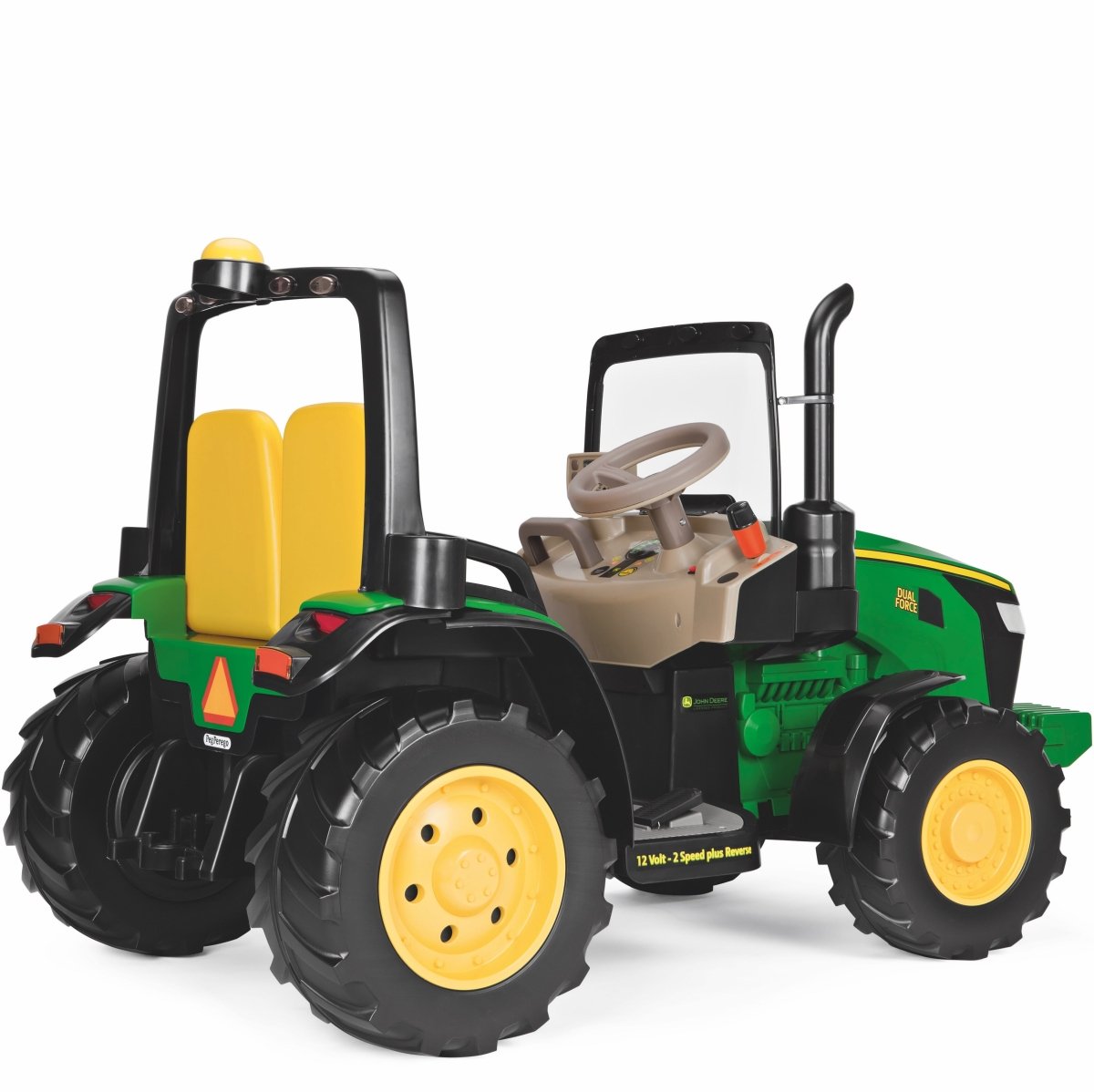 Peg Perego John Deere Dual Force Kids Ride On Tractor