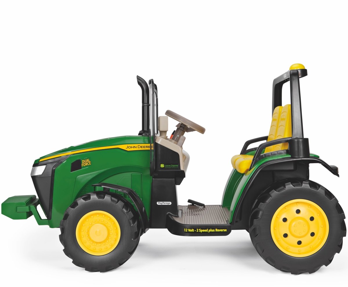 Peg Perego John Deere Dual Force Kids Ride On Tractor