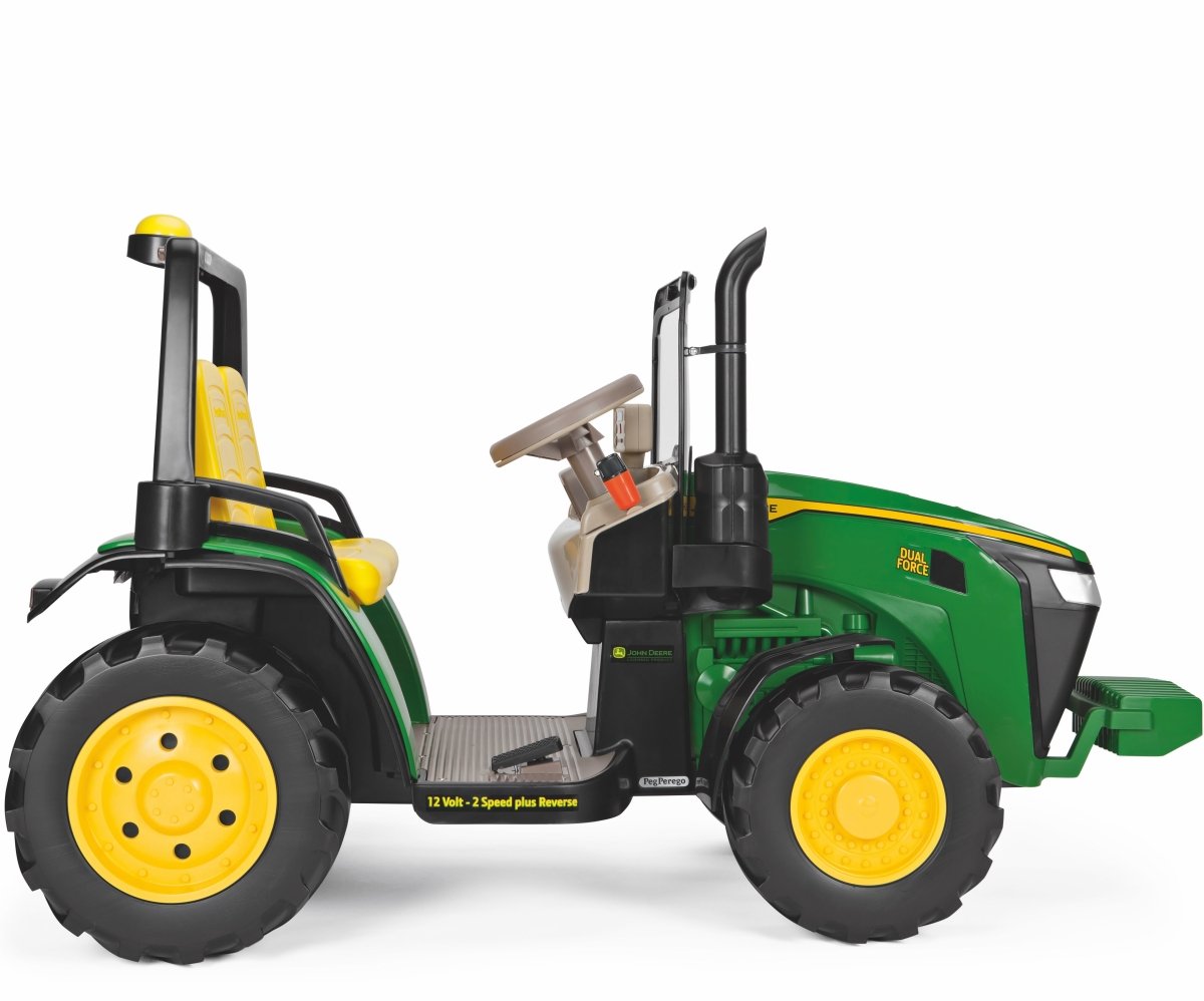 Peg Perego John Deere Dual Force Kids Ride On Tractor