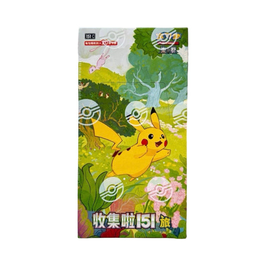 Pokemon 151 Journey Slim/Jumbo Booster Pack/Box Chinese Pokemon Trading Card Game