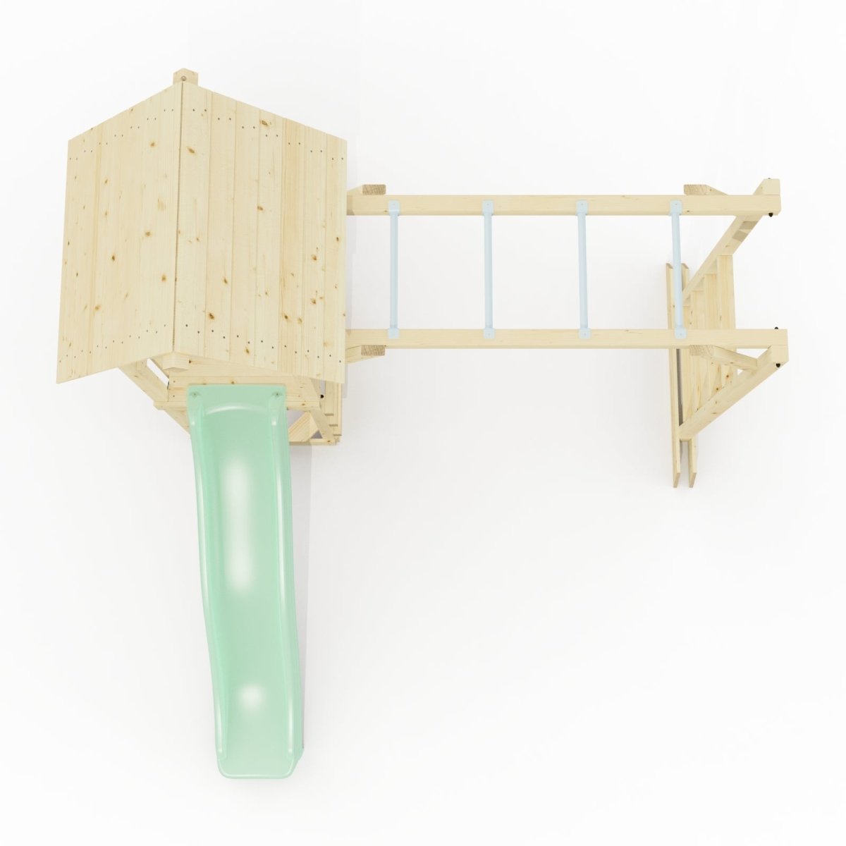 Polarplay Climbing Frame with Monkey Bars and Slide - Lund
