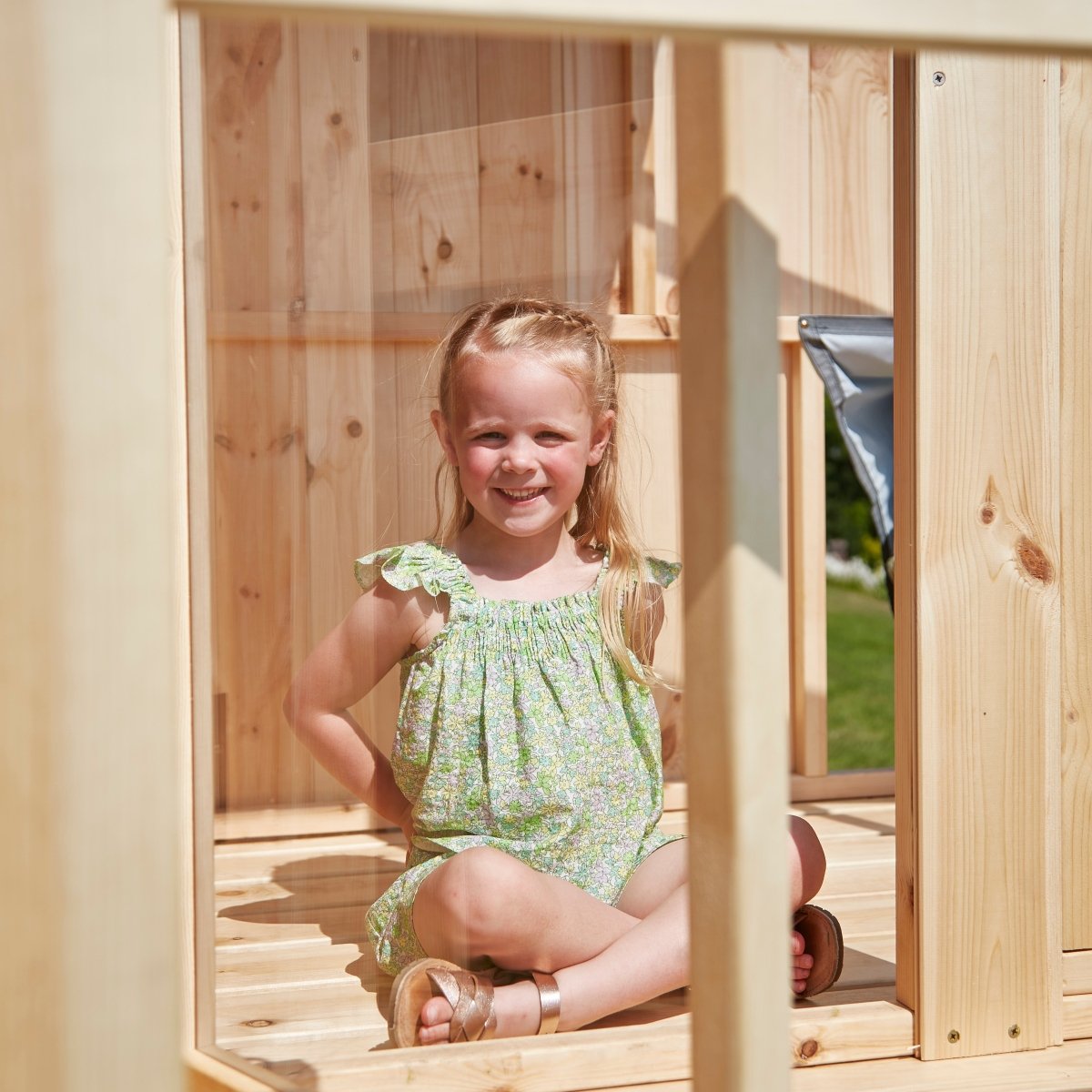 PolarPlay Kids Climbing Tower & Playhouse - Climb & Swing Ragna Rose