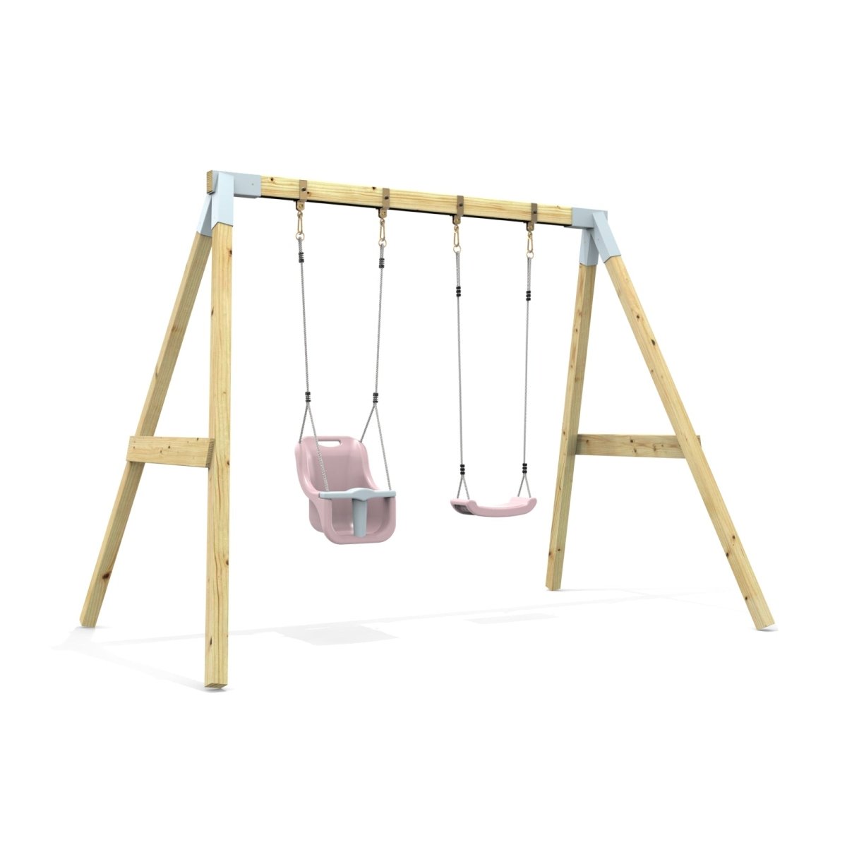 PolarPlay Premium Double Swing Set