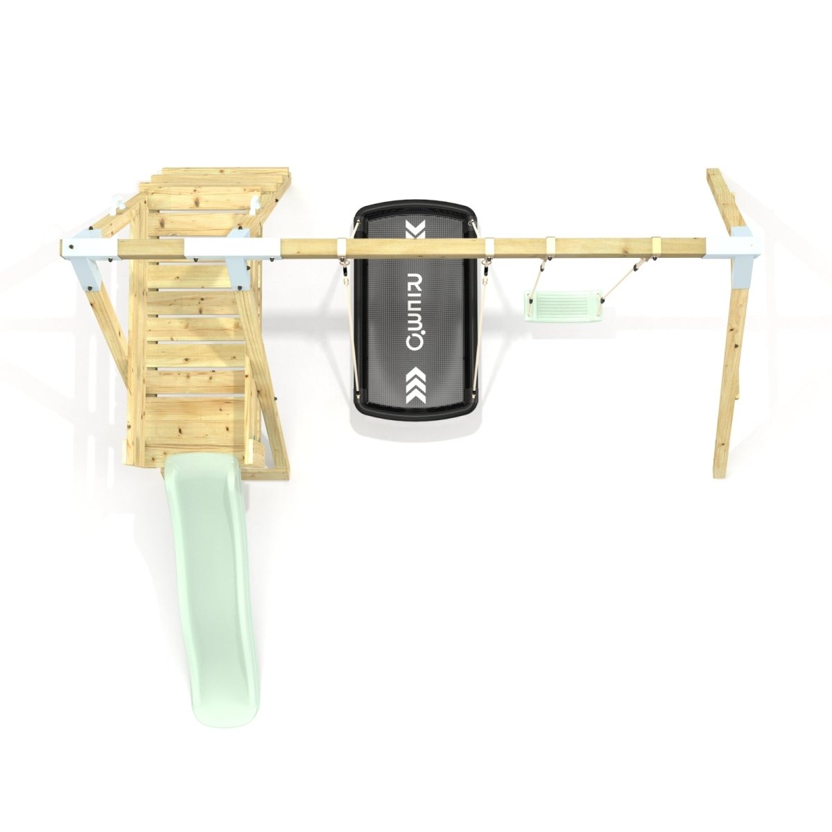PolarPlay Premium Double Swing Set with Slide