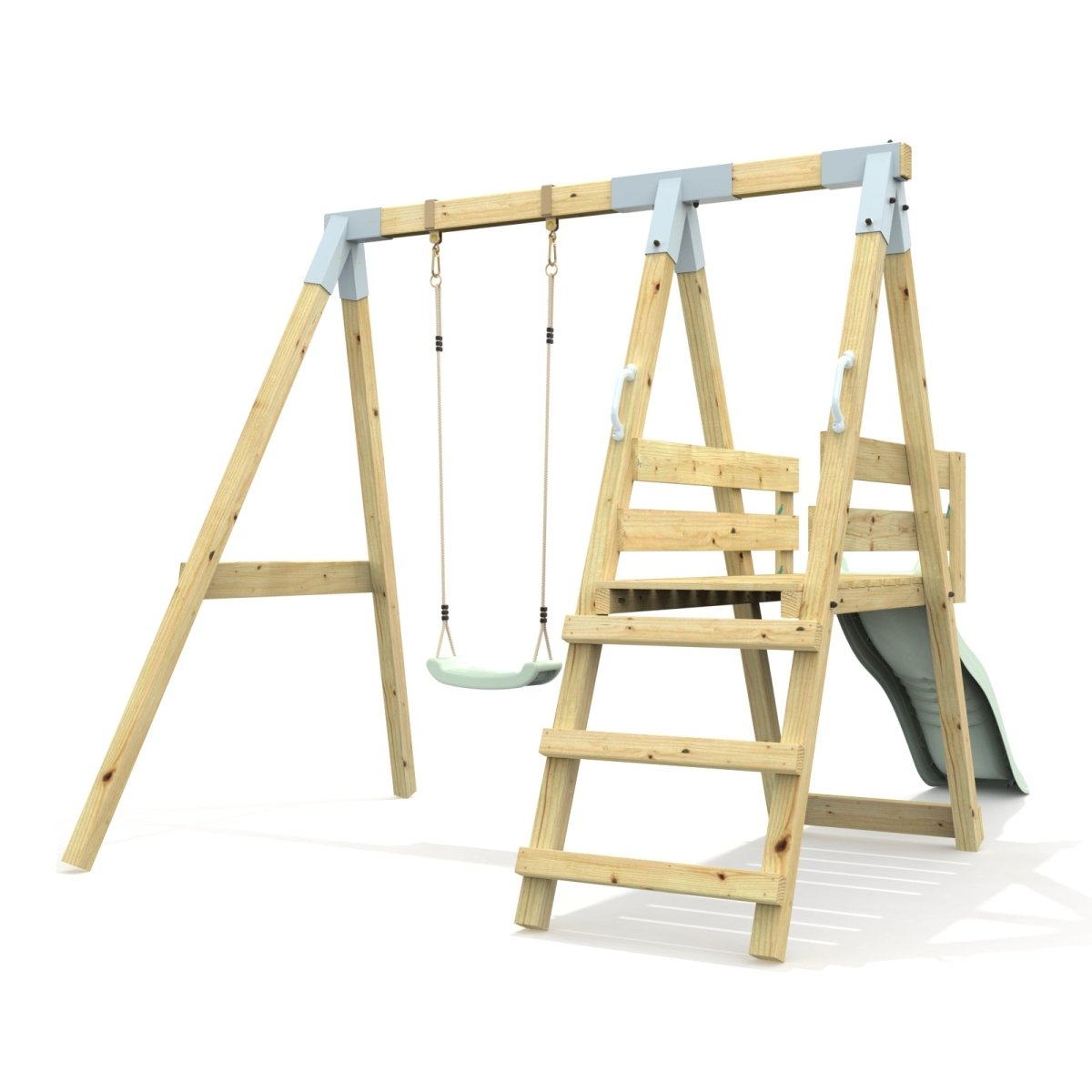 PolarPlay Premium Single Swing Set with Slide