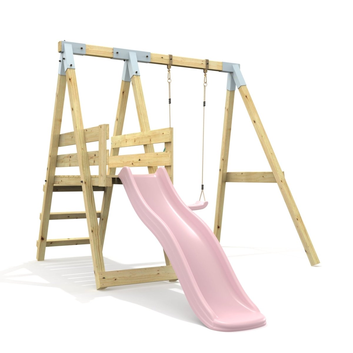 PolarPlay Premium Single Swing Set with Slide