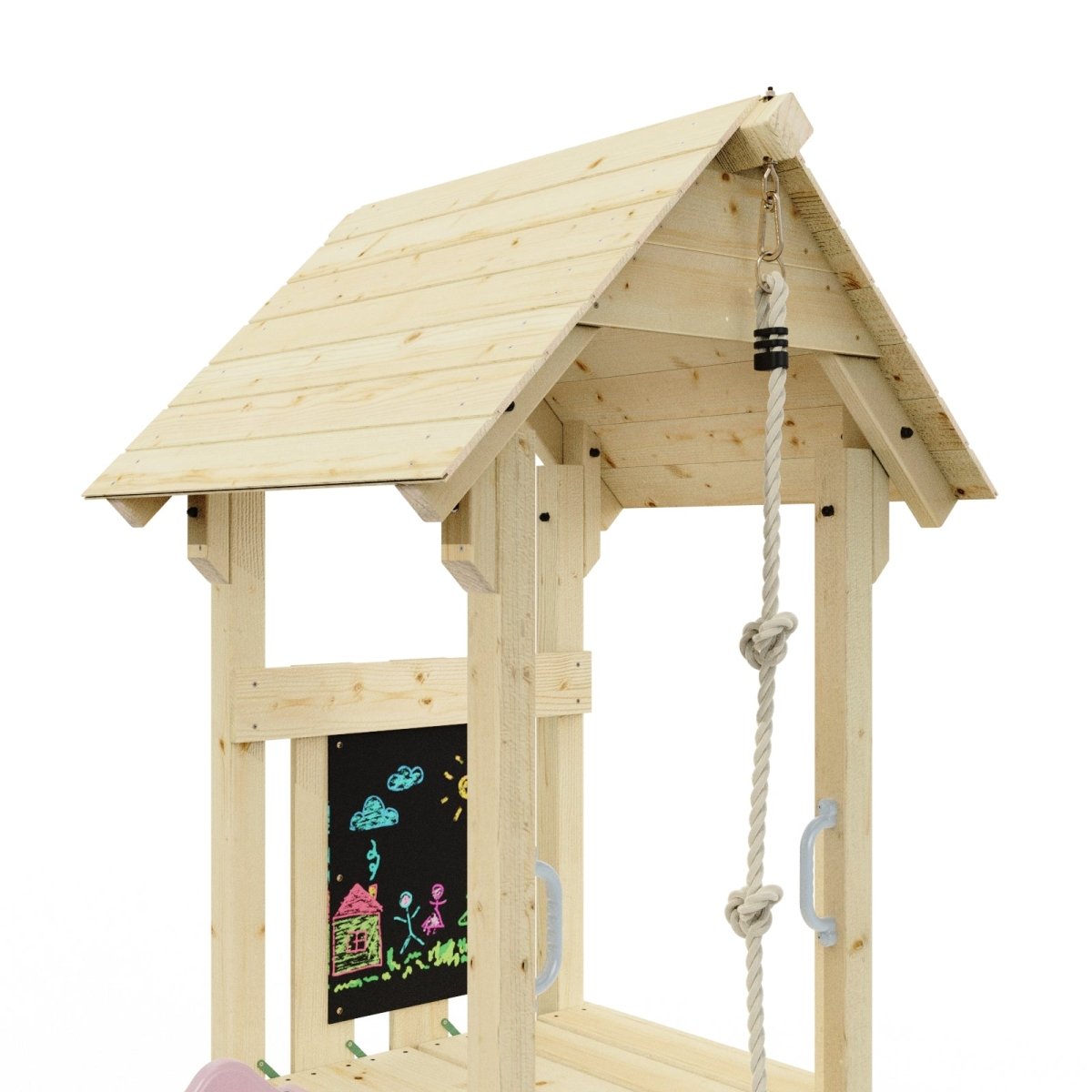 PolarPlay Tower Kids Wooden Climbing Frame - Yarin Rose